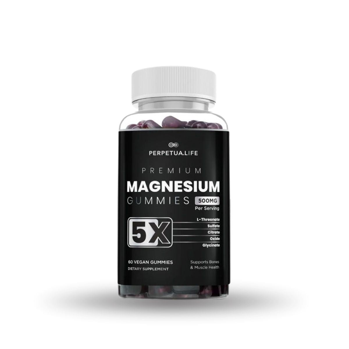 Perpetua Life Magnesium Gummies 5x