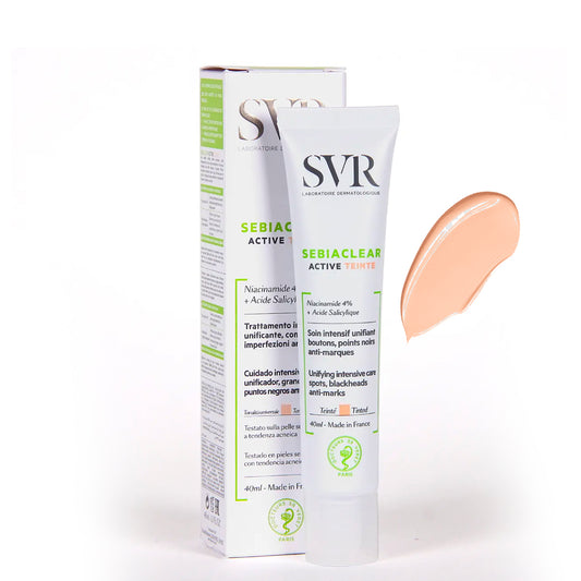 Tratamiento Acné Svr Sebiaclear Active Teinte Con Pigmentos