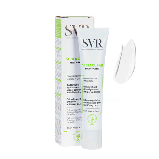 Crema De Tratamiento de Acné SVR MAT+PORES Sebiaclear