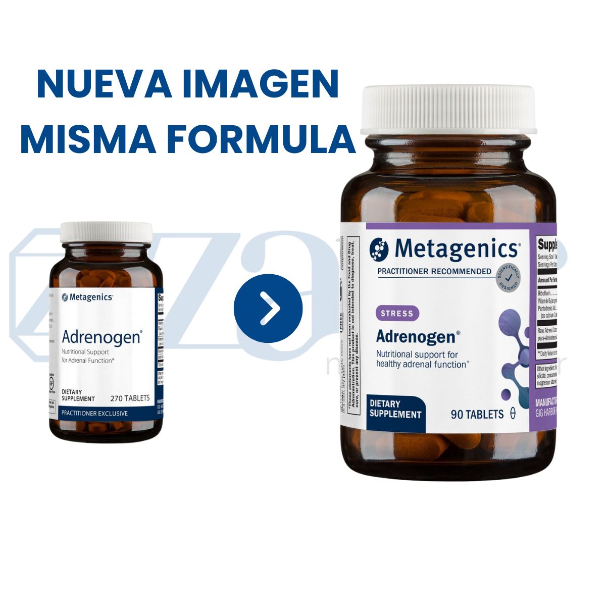 Metagenics - Adrenogen 90 tabletas
