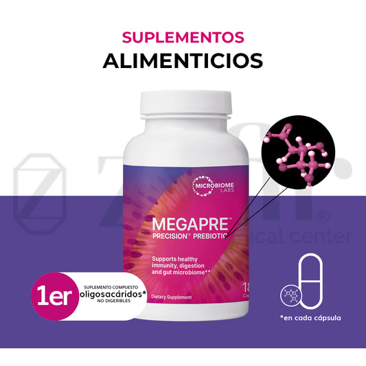 Microbiome Labs - MEGAPRE Precision Prebioticos (180 cápsulas)