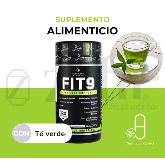 Sascha Fitness FIT 9 Fat Loss Support 120 cáps