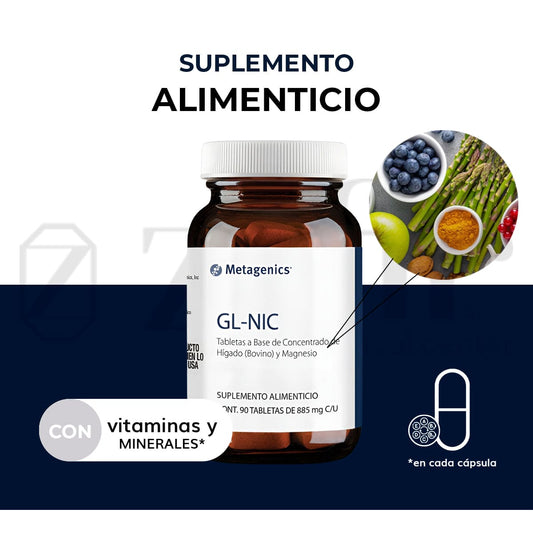 Metagenics GL-NIC 90 tabletas