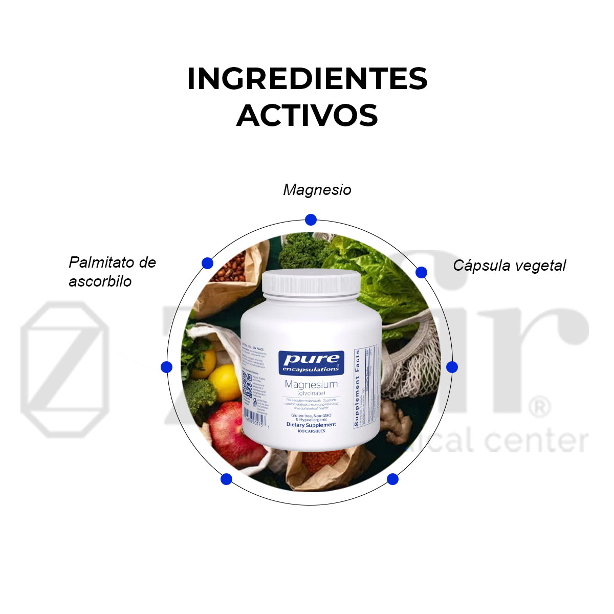 Pure encapsulations Magnesium (Glycinate) 180 cap