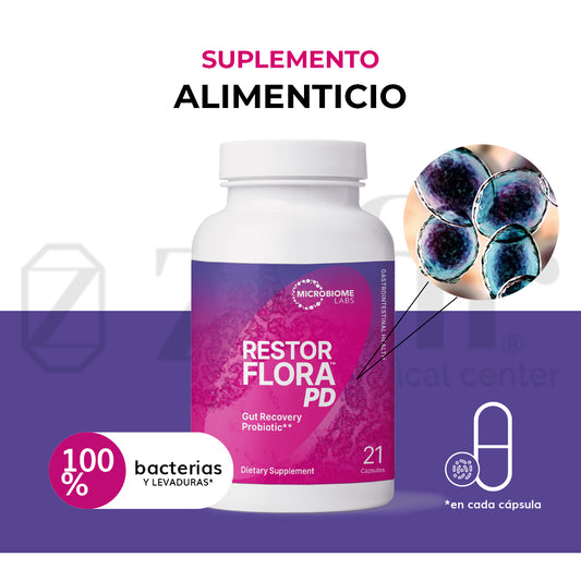 Microbiome - RestorFlora PD 21 cápsulas