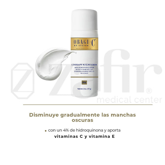 Crema Aclarante Obagi C - C THERAPY NIGHT CREAM con Vitamina C y Vitamina E