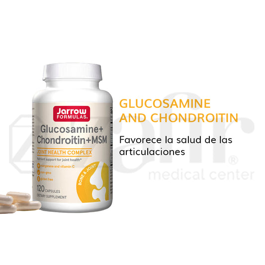 Jarrow Formulas Glucosamine+Chondroitin+MSM Vitamina C