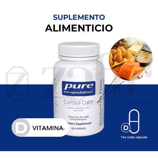 Pure Encapsulations Cortisol Calm 120 cápsulas