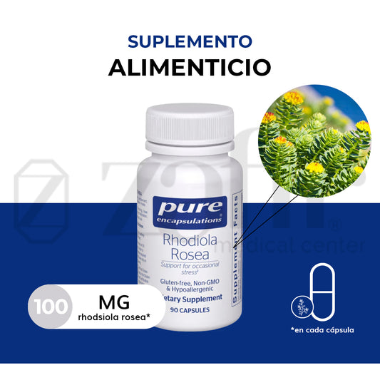 Pure Encapsulations Rhodiola Rosea 90 cápsulas