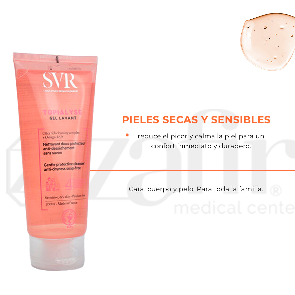 SVR Topialyse gel lavant 200 ml