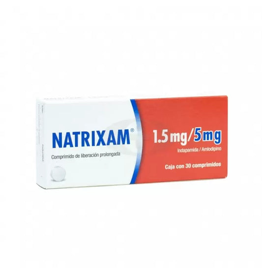 NATRIXAM 1.5/5MG. 30 COMPRIMIDOS