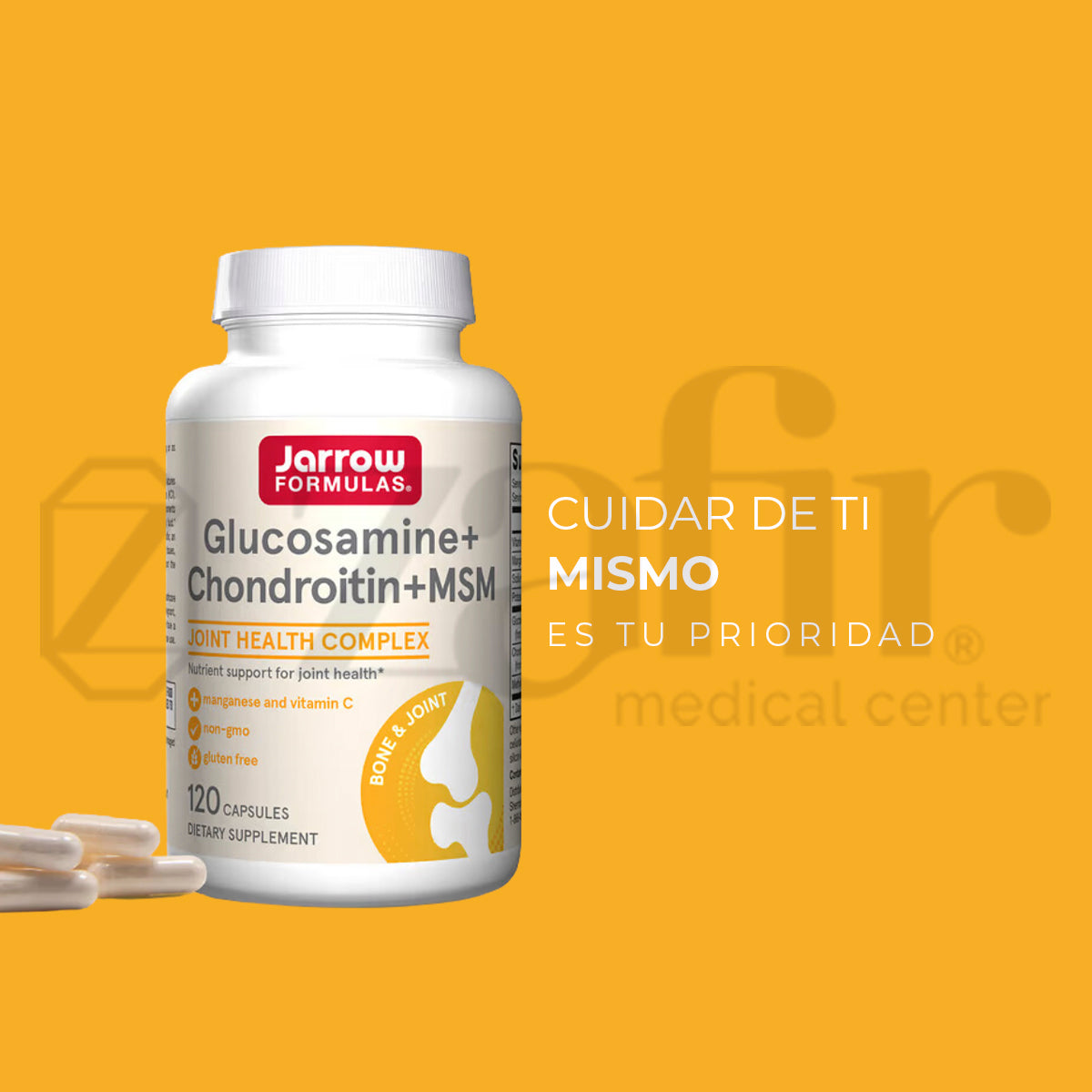 Jarrow Formulas Glucosamine+Chondroitin+MSM Vitamina C