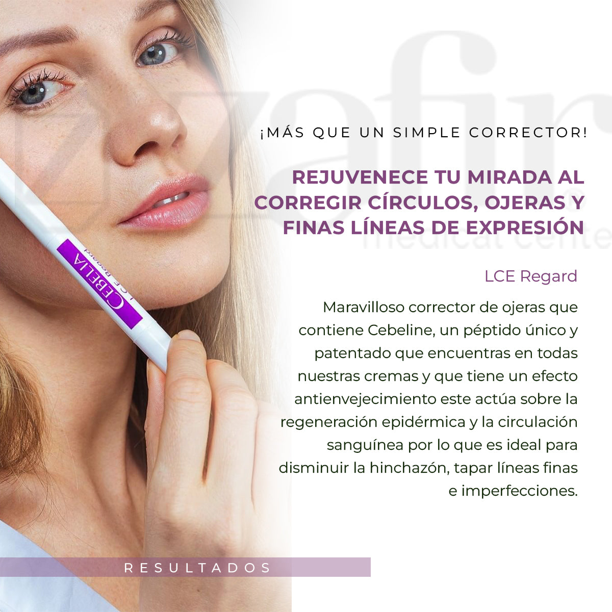 CEBELIA L.C.E. Regard - Crema para ojos reduce ojeras y líneas de expresión (1.6 ml) - Zafir Medical Center