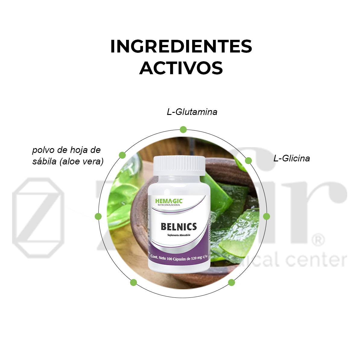 Hemagic - BELNICS 100 cápsulas