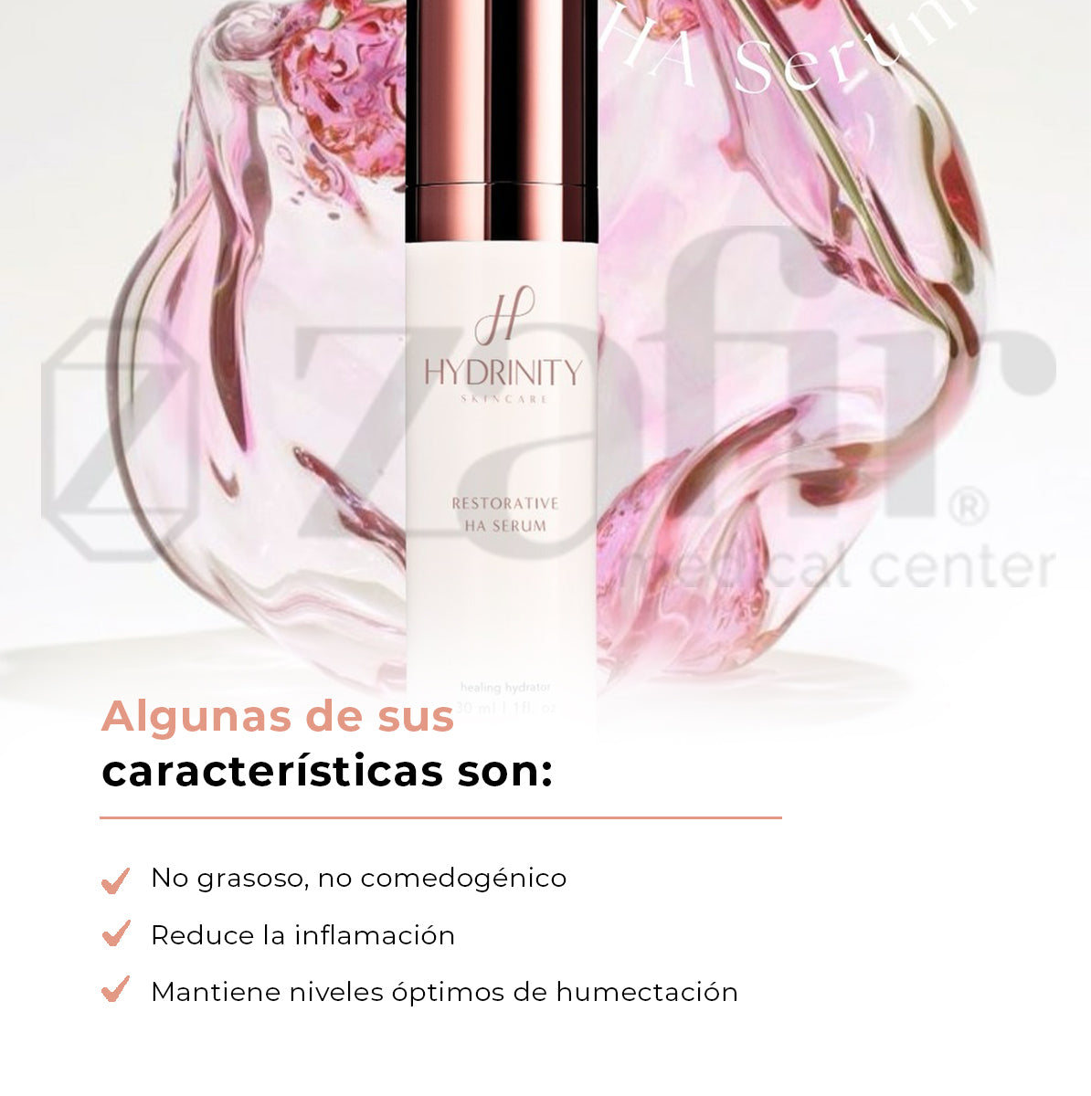 Hydrinity Accelerated Skin Science Restorative 30 ML Suero Restaurador De HA HYDRNITY Con Tecnología PPM6