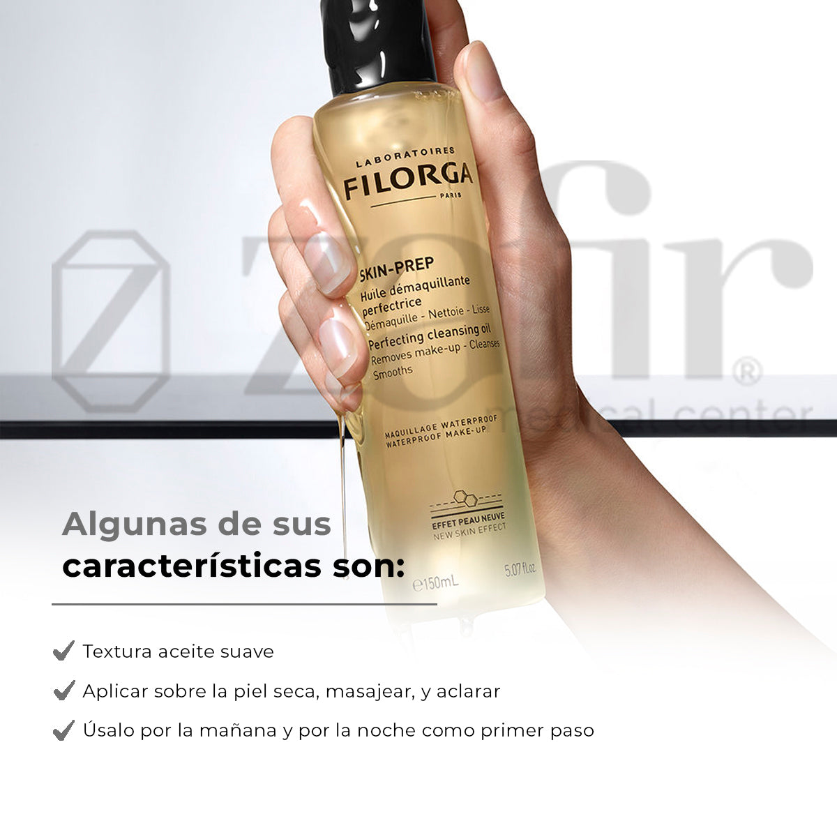 Filorga Skin-Prep Huile Aceite Desmaquilante Para Rostro Y Contorno De ojos