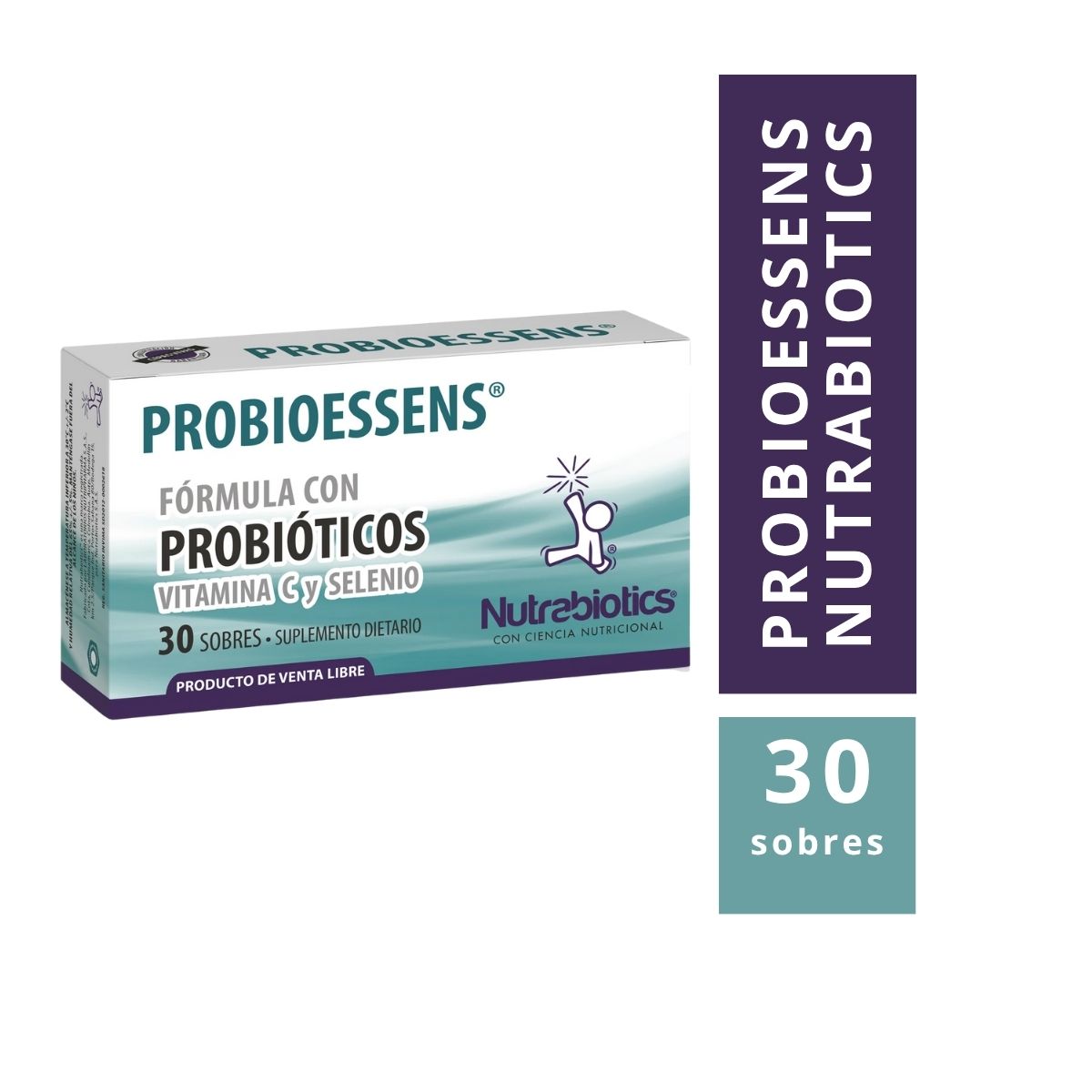Nutrabiotics Probioessens con Probioticos, Vitamina C y Selenio