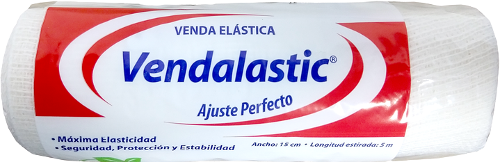 VENDA ELASTICA DEGASA VENDALASTIC 15CM X 5M / CONTIENE 10 PIEZAS