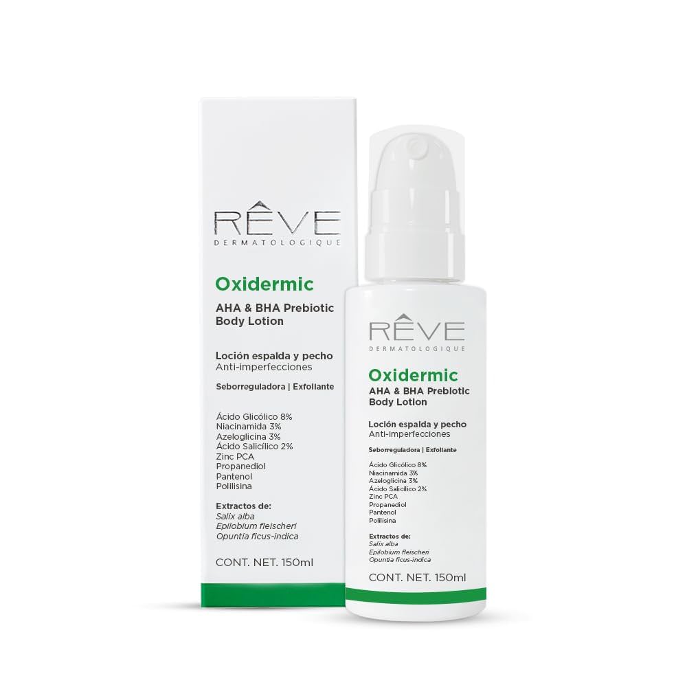 REVE OXIDERMIC AHA Y BHA PREBIOTIC BODY LOTION 150ML