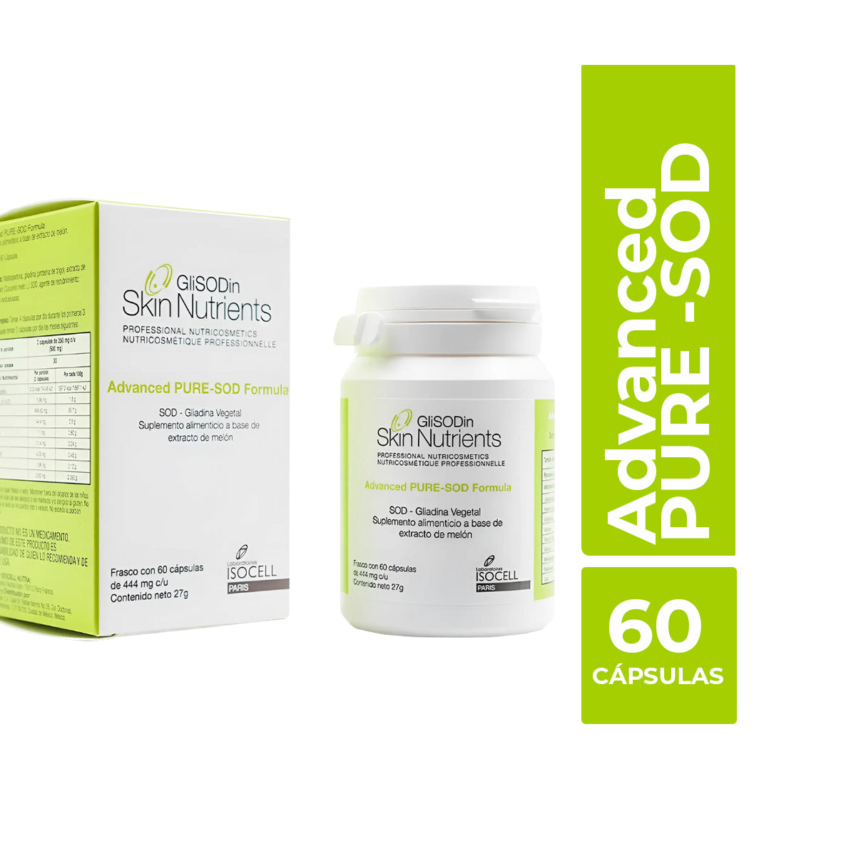 GliSODin Skin Nutrients Advanced PURE- SOD 60 cap.