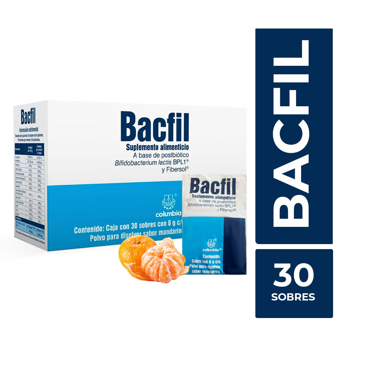 Bacfil con 30 sobres