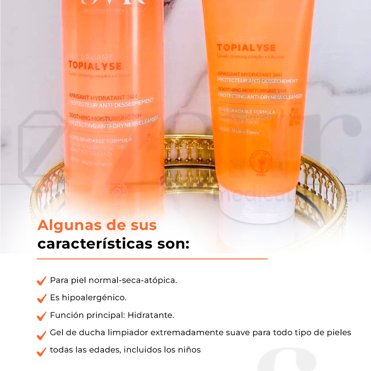 SVR Topialyse gel lavant 200 ml