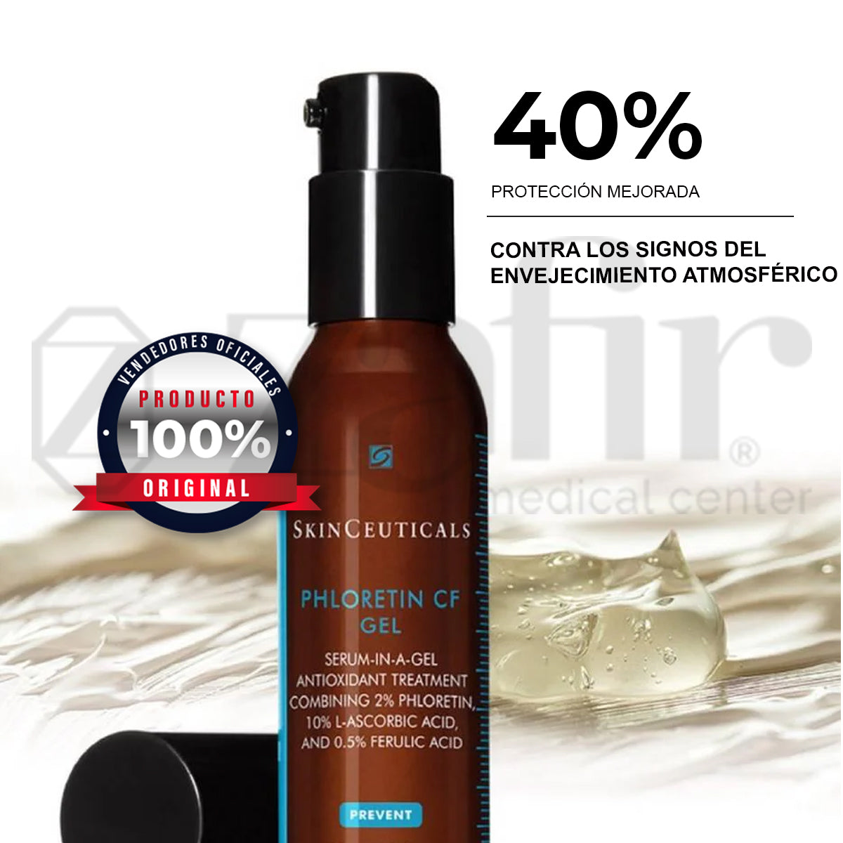 SkinCeuticals Phloretin Gel Antioxidante Potente 30 ML
