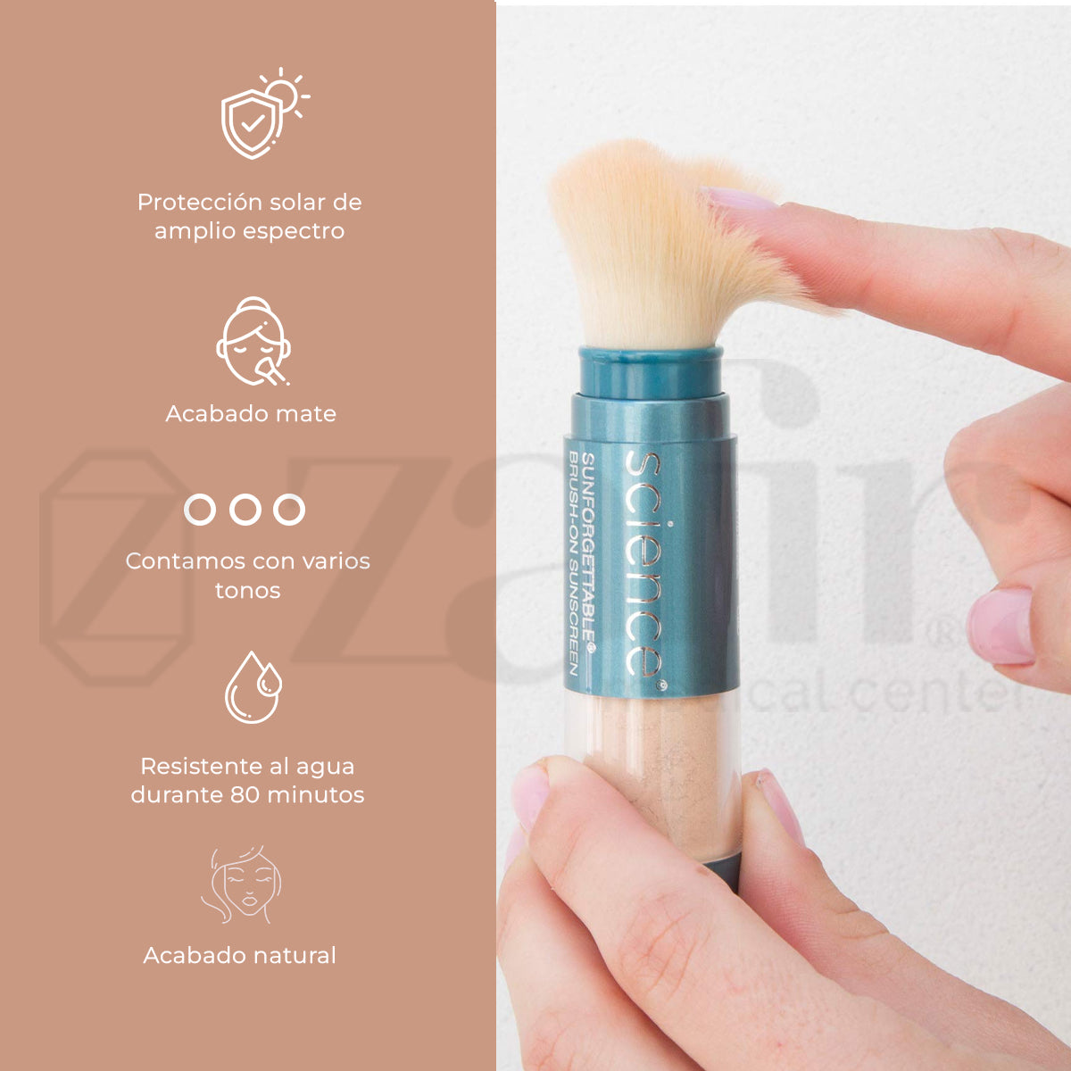 Colorescience Sun Forgettable Total Protection Brush-on Shield SPF 50 - Zafir Medical Center