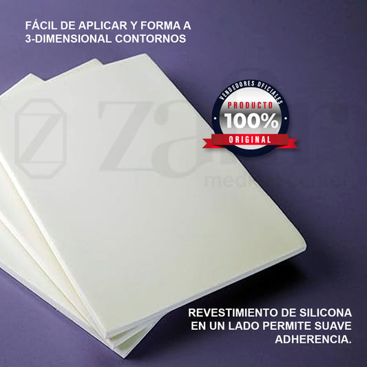 Epifoam -7.75 x 11.5 x .5 in - (3 Pack) Silicone Backed Compression Foam Pads from Biodermis