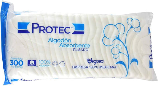 ALGODON PLISADO. PROTEC. 300 GRAMOS
