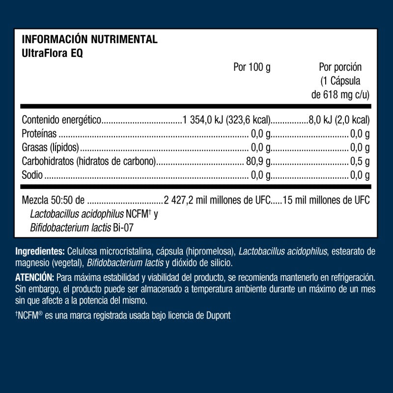 Metagenics UltraFlora EQ 60 cápsulas (Antes UltraFlora Balance)