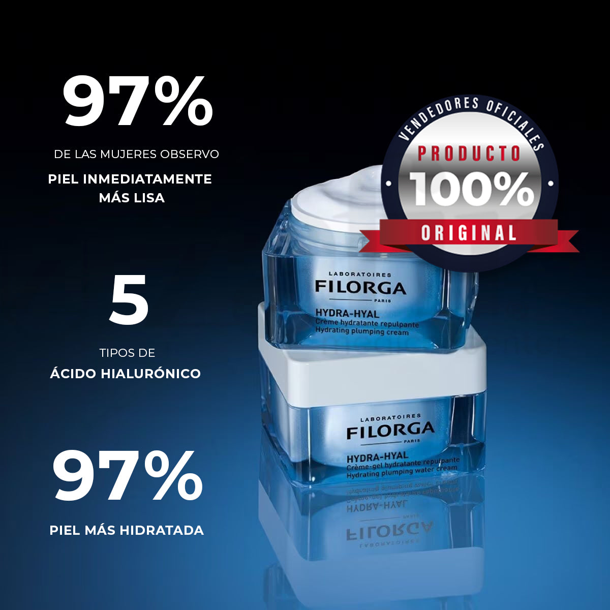 Filorga Set Serum Hydra Hyal + Crema 3 pzs