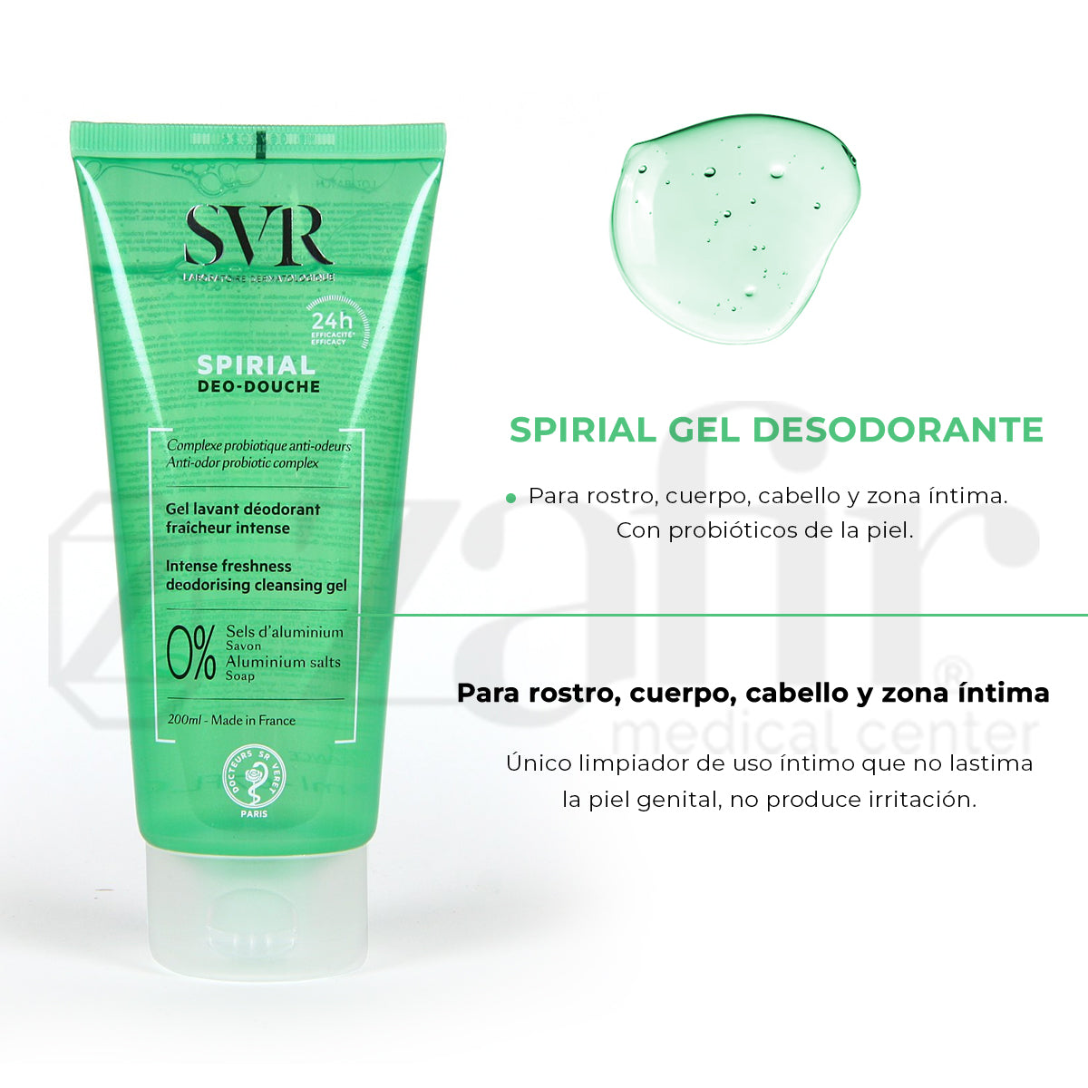 Svr Desodorante Gel Para Ducha Svr Deo Douche Spirial 200 Ml