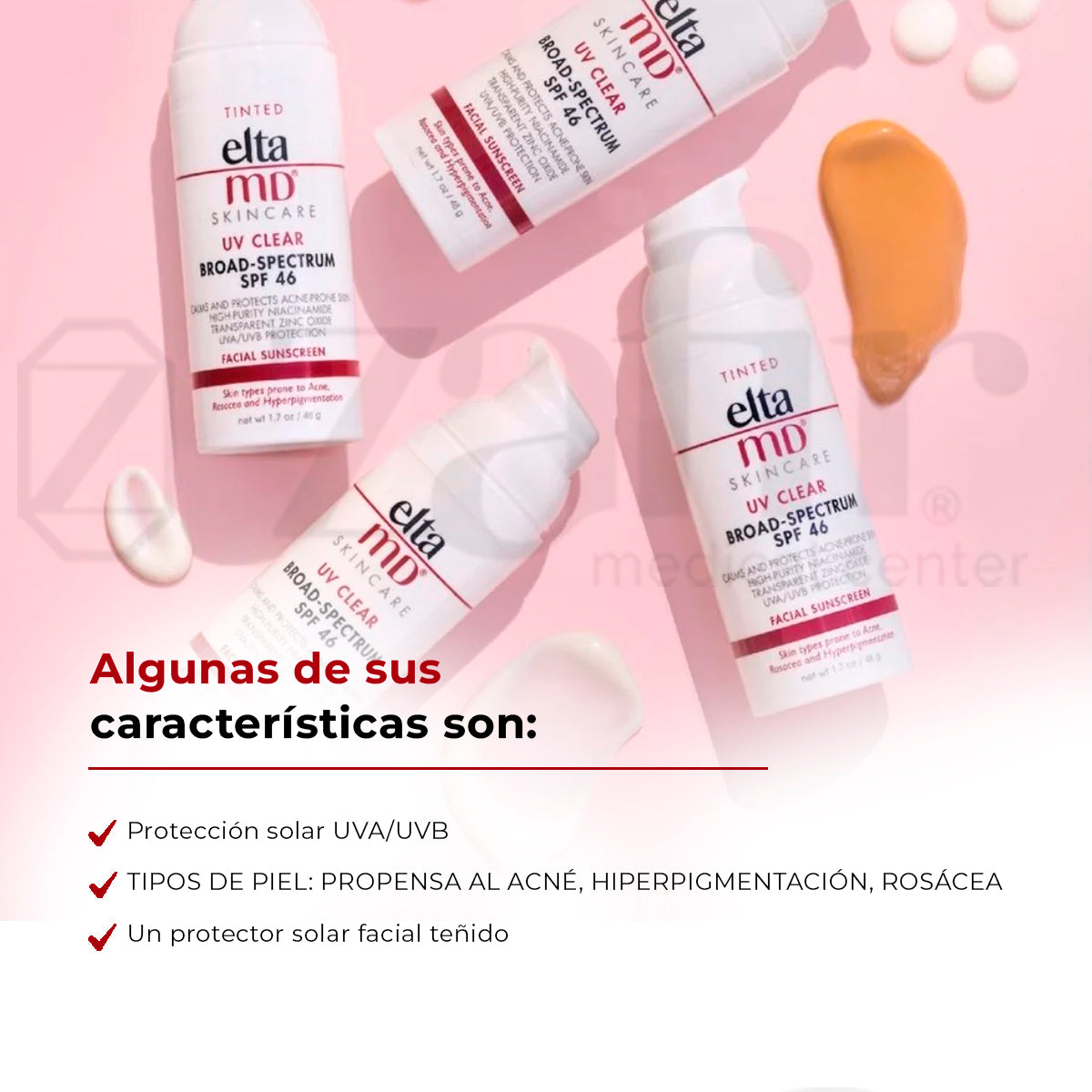 Elta MD - UV Clear con TINTE SPF 46