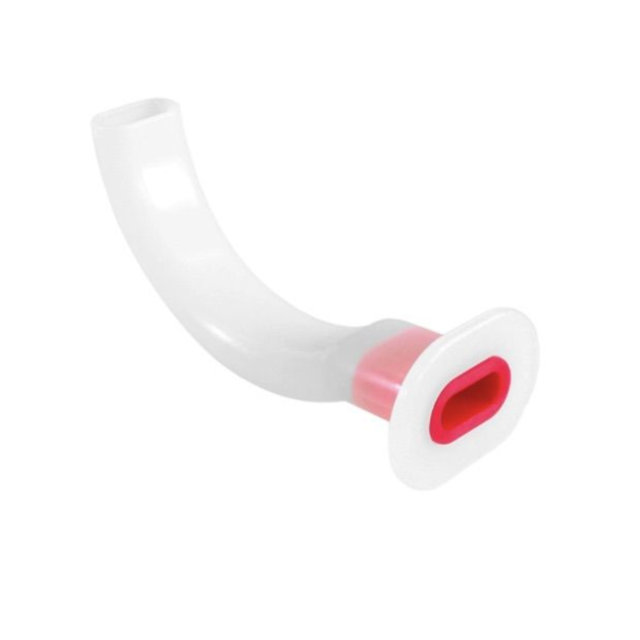 CANULA DE GUEDEL PLASTICO ROJA/TRASLUCIDA #5 100MM. (TROKAR)