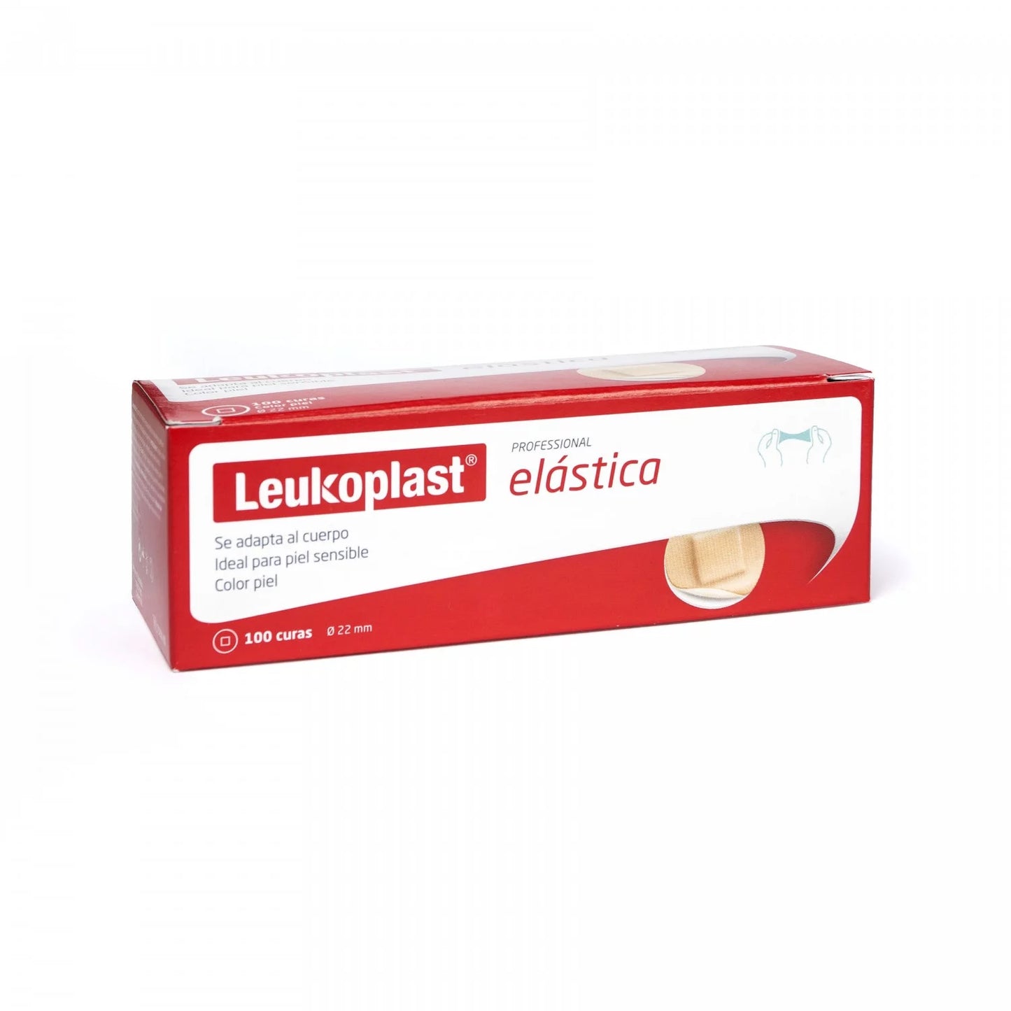 LEUKOPLAST CURA REDONDO COLOR PIEL / CONTIENE 100 PIEZAS