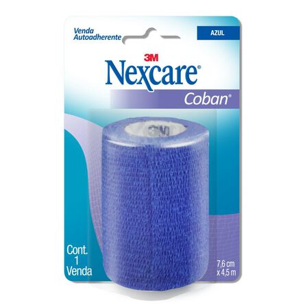 VENDA COBAN (3M) AZUL NEXCARE 7.6 CM X 4.5 M