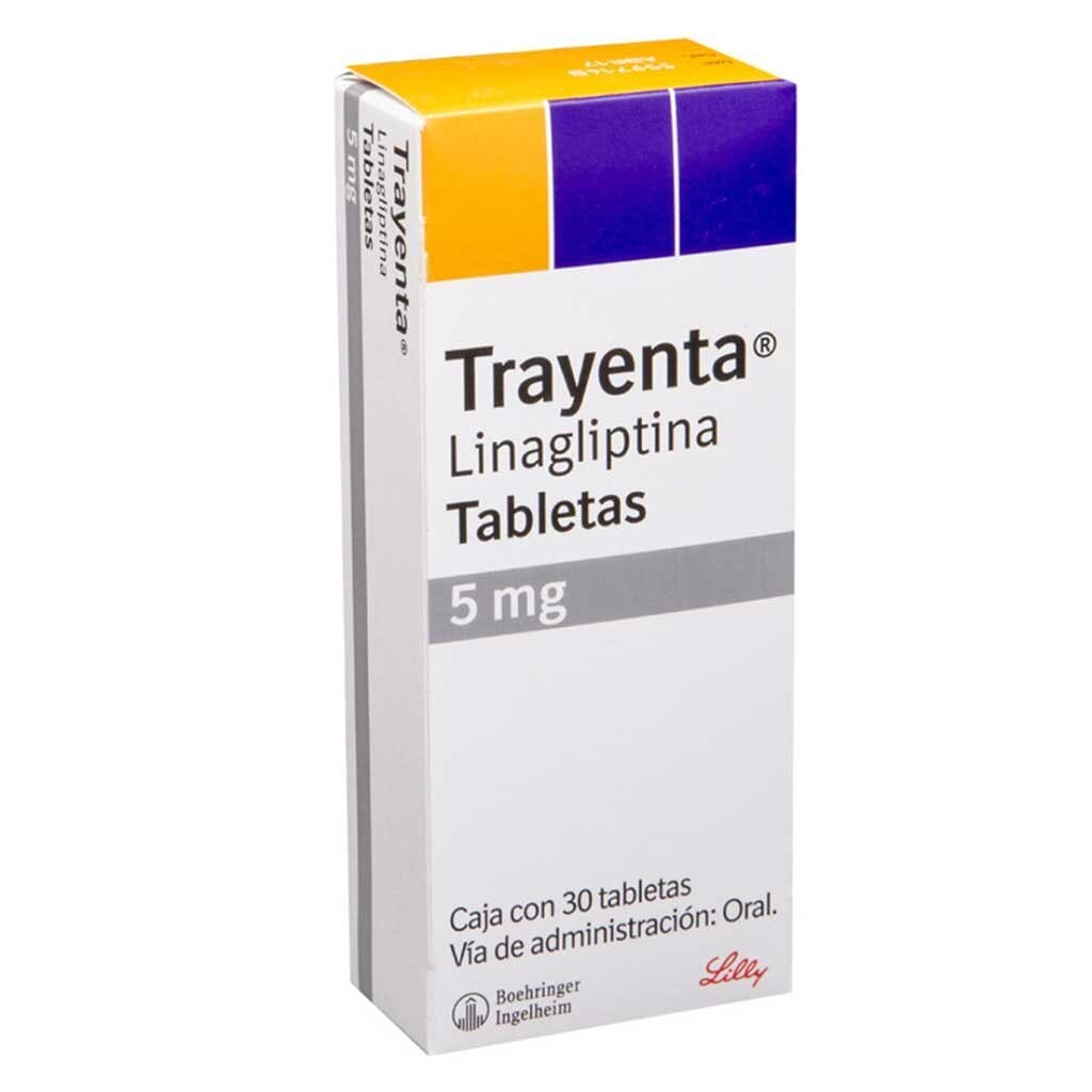 TRAYENTA. LINAGLIPTINA 5 MG. 30 TABLETAS