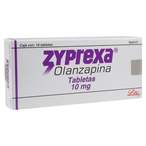 ZYPREXA 10 MG. 14 TABLETAS