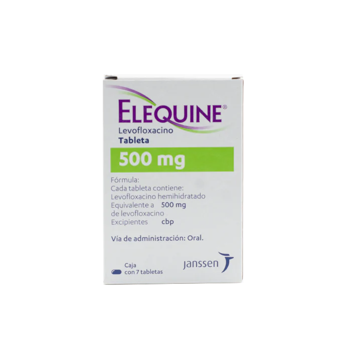 ELEQUINE 500MG 7 TABS | LEVOFLOXACINO 500MG