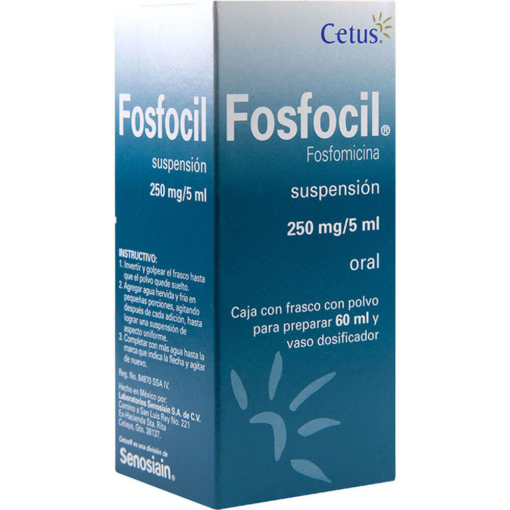 FOSFOCIL 250MG SUSP 120ML | FOSFOMICINA 250MG