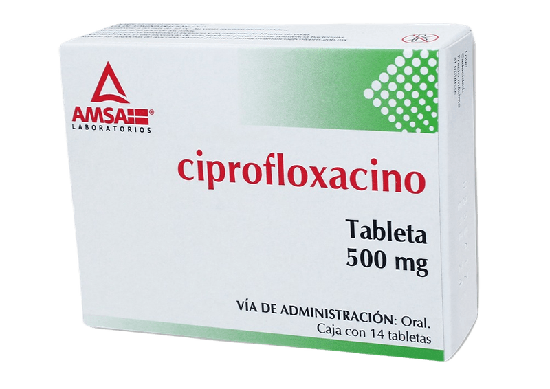 CIPROFLOXACINO 500MG 14TABS AMSA
