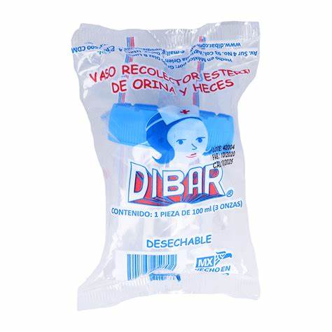 VASO RECOLECTOR ESTERIL 100ML DIBAR