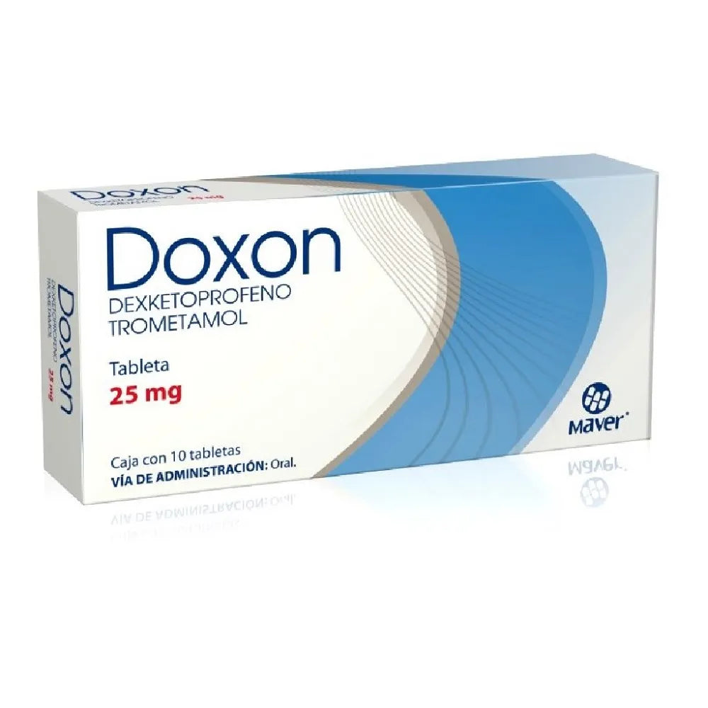 DEXKETOPROFENO TROMETAMOL 25 MG 10 TABLETAS DOXON