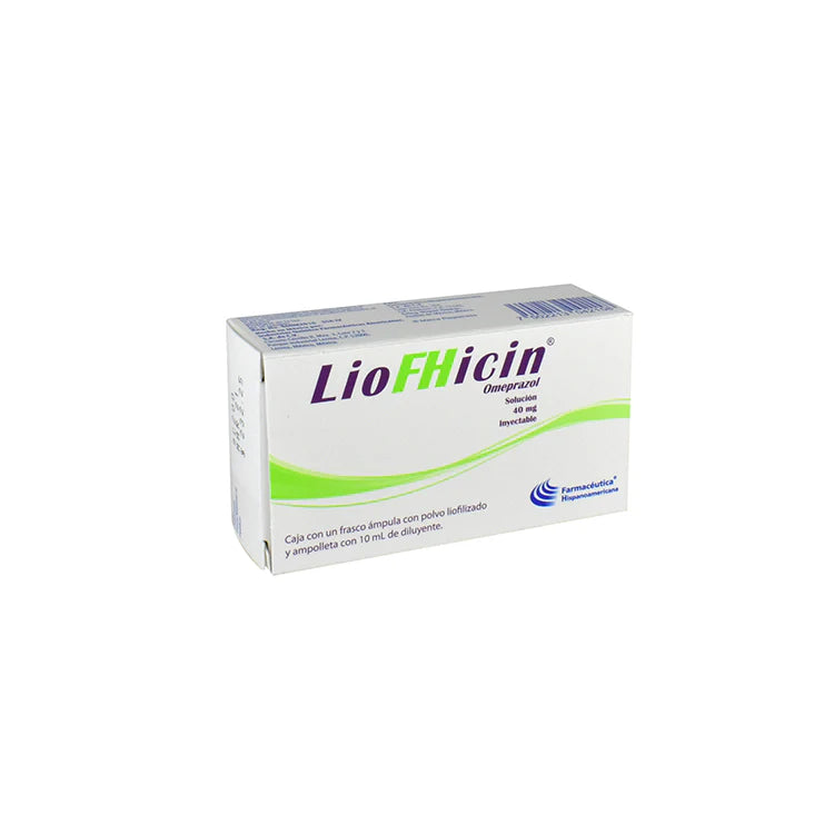 LIOFHICIN OMEPRAZOL SOLUCIÓN INYECTABLE 40 MG