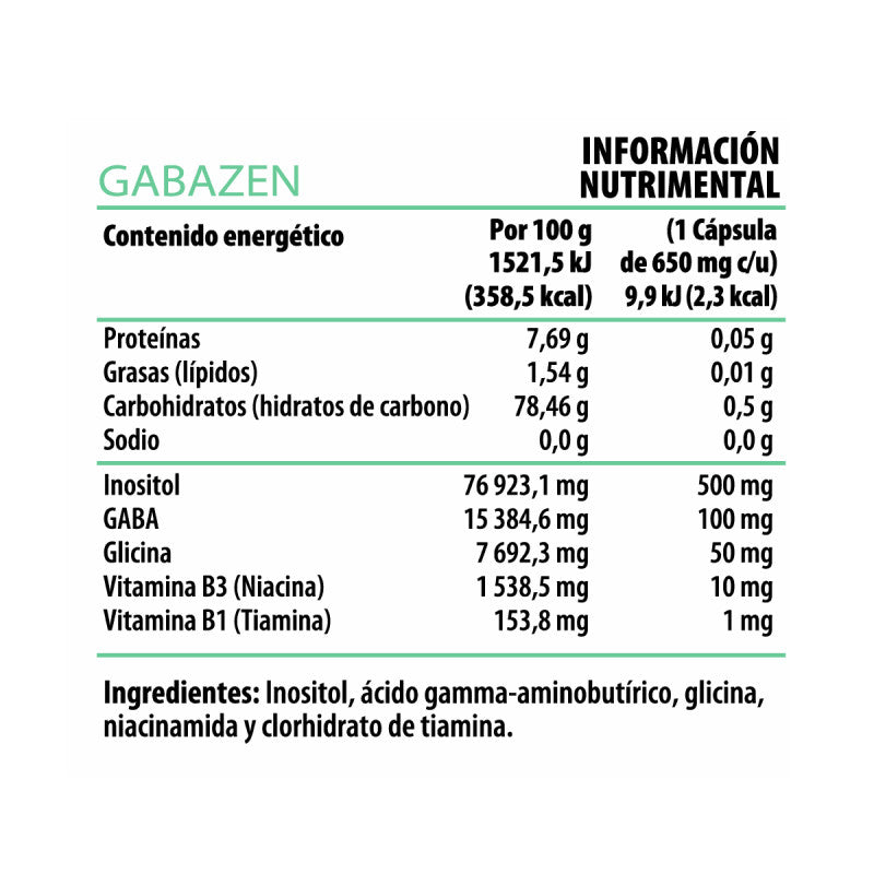 Hemagic GabaZen (Antes GAB P 100 cápsulas)