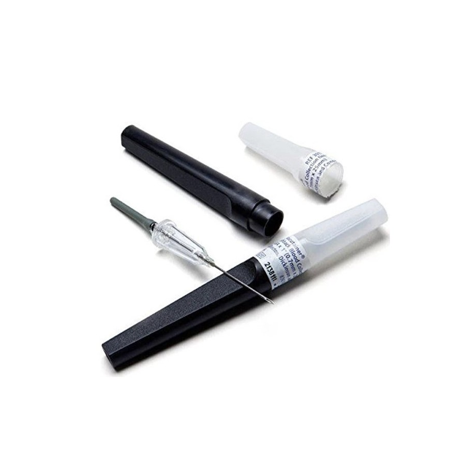 AGUJA VACUTAINER NEGRA 22 X 38 / CONTIENE 5 PIEZAS