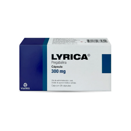 LYRICA. PREGABALINA 300 MG. CAJA CON 28 CÁPSULAS