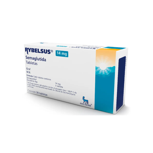 RYBELSUS. SEMAGLUTIDA 14 MG. CAJA CON 30 TABLETAS