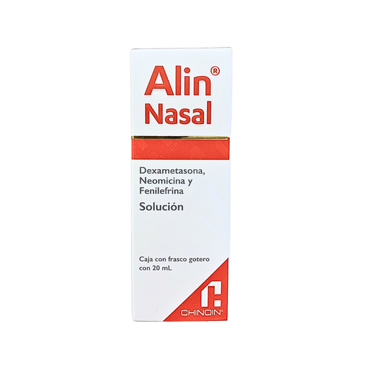 ALIN NASAL. DEXAMETASONA/NEOMICINA/FENILEFRINA. SOLUCION 20 ML